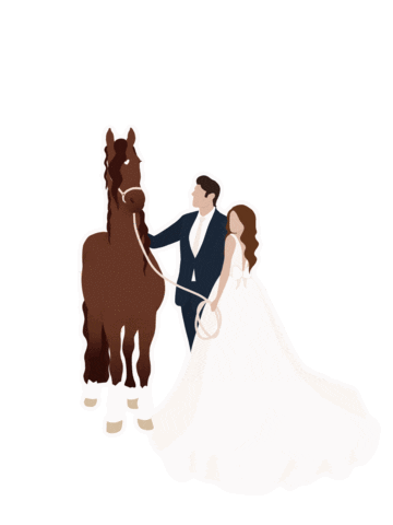 In Love Wedding Sticker by Marina Layton