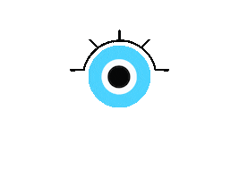 adorninflowersco eyes eye indie blinking Sticker