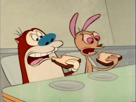 ren and stimpy nicksplat GIF