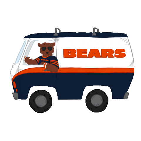 Da Bears Football Sticker by Chicago Bears