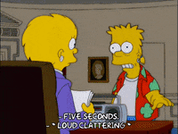 bart simpson camera GIF