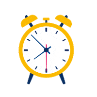 Alarm Wakeup Sticker by Coop Norge