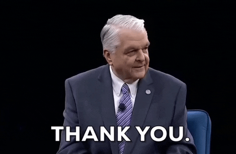 Nevada Thank You GIF by GIPHY News