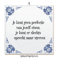 Nl Reflectie Sticker by Tegelspreuken.nl