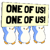 Join Us Welcome Home Sticker by Pudgy Penguins