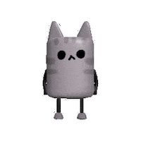 고양이 Marshmallow Sticker