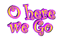 Here We Go O Sticker by Cherylyn Barnes