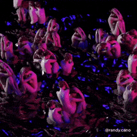 randycano water night neon ocean GIF
