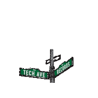 techavenuerecords techavenue techave tech avenue techavenuerecords Sticker