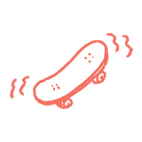 Skate Skating Sticker