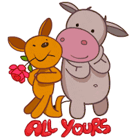 I Love You Valentine Sticker by Afternoon films