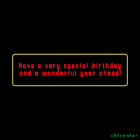 chfcenter birthday wish birthday message GIF