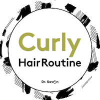 drsavon hair vegan curly sac Sticker