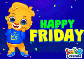 Its Friday GIF by Lucas and Friends by RV AppStudios