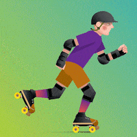 sylvaink fun rainbow urban badass GIF