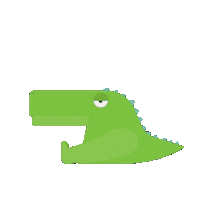 Dino Desepcionado Sticker