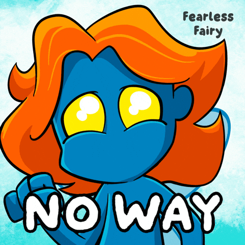 No Way Fear GIF by VeeFriends