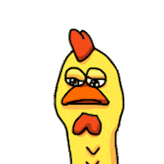 Gaga Chick Sticker