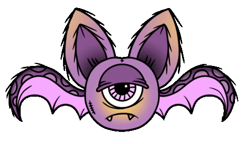 Halloween Bat Sticker by RARO