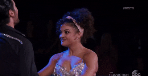 laurie hernandez dwts GIF by Dancing with the Stars
