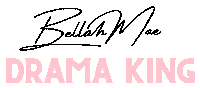 Drama King Sticker by Bellah Mae