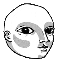 Bored Face Sticker by Meltem Şahin