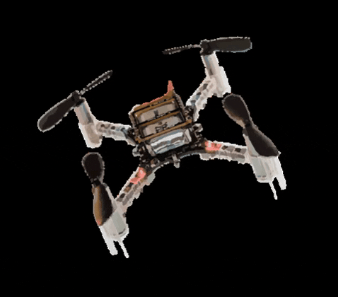 Bitcraze giphygifmaker robot drone quadcopter GIF