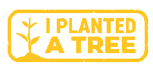 onetreeplanted patd sapling onetreeplanted one tree planted Sticker