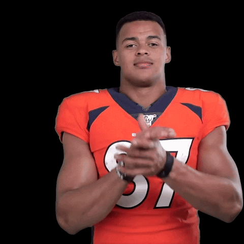 Denver Broncos Thank You GIF by NFL