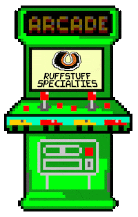 RuffStuffSpecialties game fun retro games Sticker
