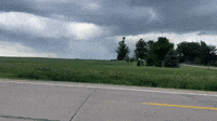 Funnel Cloud Hovers Over Field Near Cedar Rapids