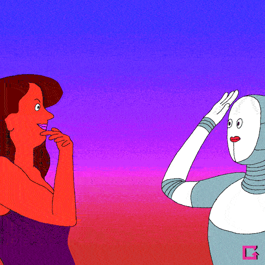 High Five Robots GIF by gifnews