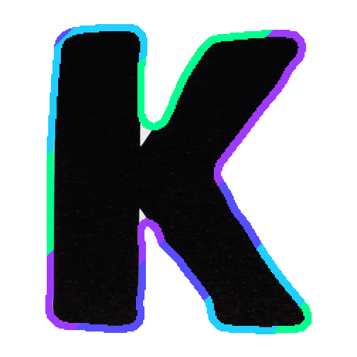 K Sticker by imoji
