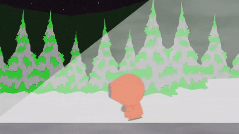 kenny mccormick darkness GIF by South Park 