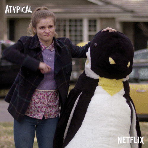 netflix penguin sam die heartbroken GIF