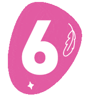 Star Number Sticker