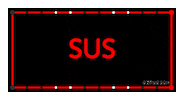 Suspicious Neon Sticker