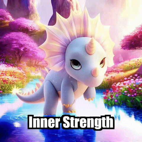 Strength Wisdom GIF by Divineasaur