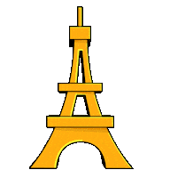 Eiffel Tower Sport Sticker by Julie Maubé