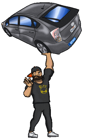 Bay Area Gym Sticker by mackelangelo