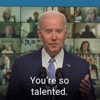 You're so talented.