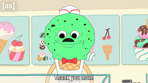 Ice Cream Thank You GIF by Adult Swim