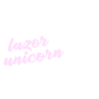 lazerunicorn sparkles earrings brooch lazer unicorn Sticker