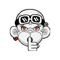 Silence Pinky Promise Sticker by Zhot Shop