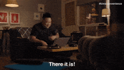 There It Is Relief GIF by Kim's Convenience