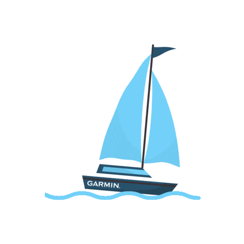 On A Boat Ship Sticker by Garmin