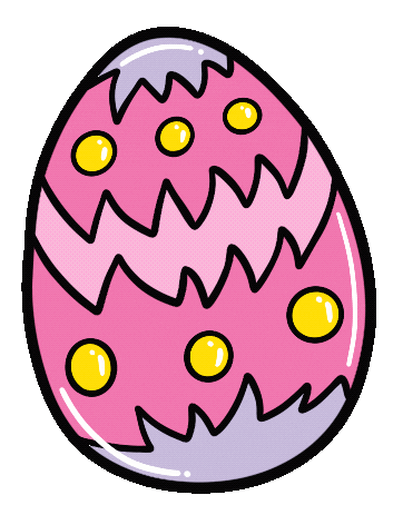 Easter Bunny Sticker by Natalie Michelle Watson