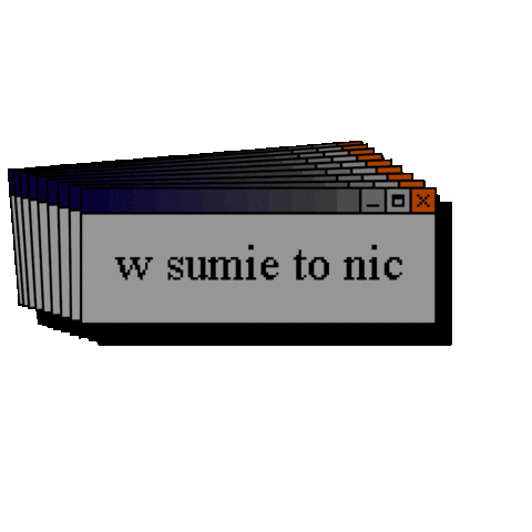 Computer Window Sticker