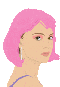 illustriere closer hello stranger illustriere nathalie portman Sticker