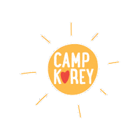Camp-Korey sun sunshine campkorey camp korey Sticker